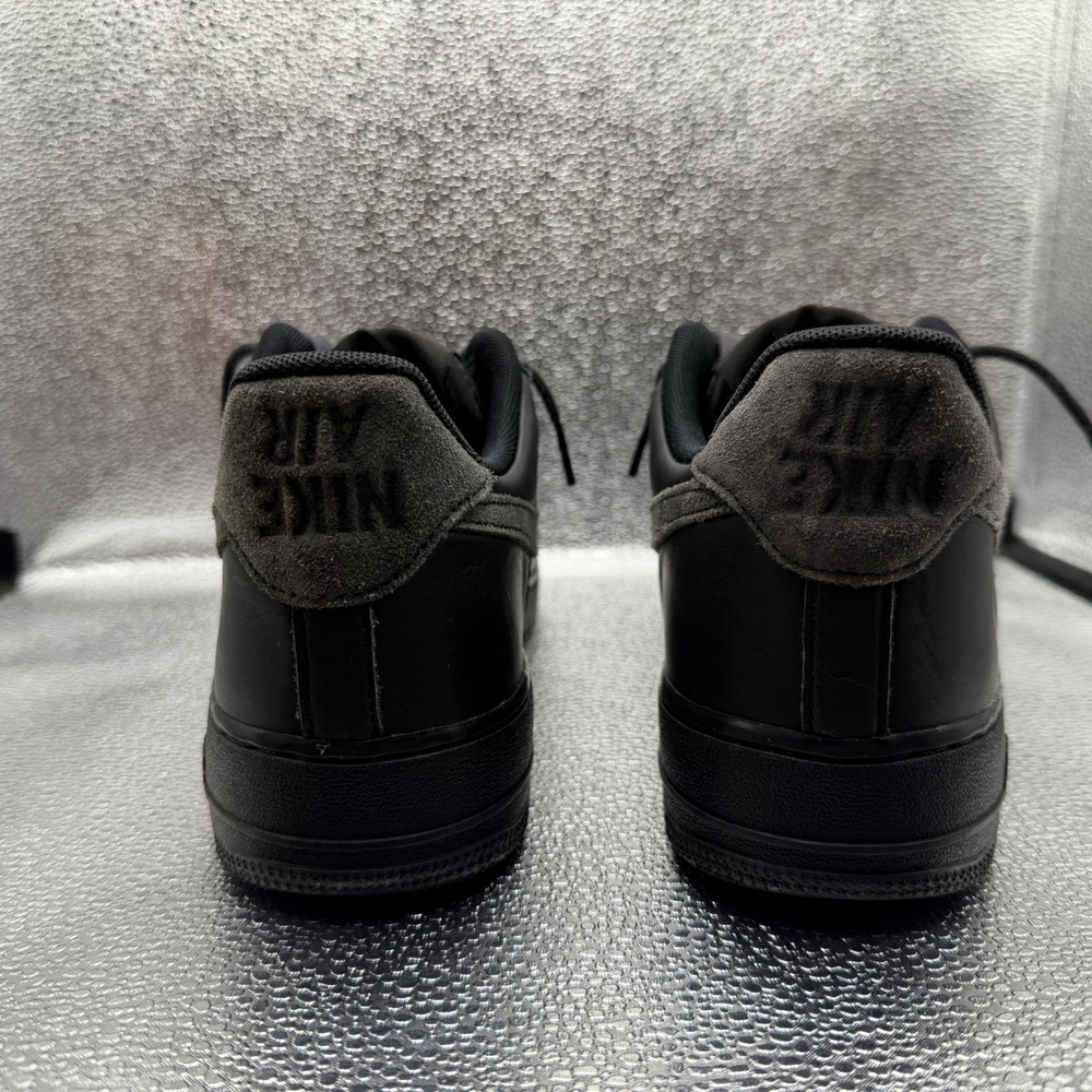Size 11 Nike Slam Jam x Air Force 1 Low Mens Black Excellent DX5590-001 Suede - Picture 10 of 12